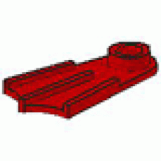 Part 2599 Red Minifig, Footgear Flipper 